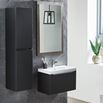 Harbour Alchemy 1200mm Tall Wall Mounted Cabinet - Matt Anthracite Grey