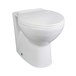 Alpine 950mm White Gloss Furniture Suite with Back to Wall Toilet & Concealed Cistern