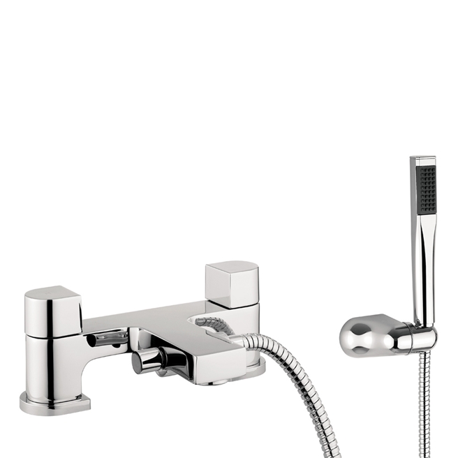 Proflow Altera Deck Mounted Bath Shower Mixer with Handset Kit