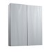 Aspire 2 Door Mirror Cabinet - Gloss Grey