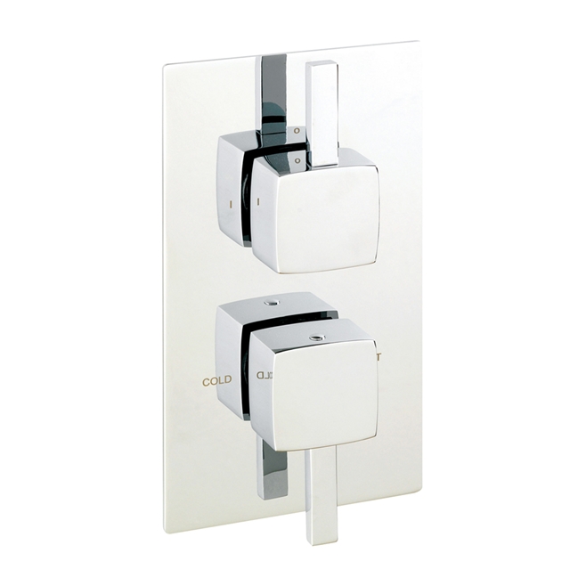 Sagittarius Axis 1 Outlet Concealed Thermostatic Shower Valve (ABS Plate)