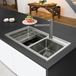 Caple Axle 1.75 Bowl Stainless Steel Sink with Waste Kit & Accessories - 860 x 500mm