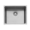 Caple Axle 1 Bowl Inset or Undermount Stainless Steel Sink with Waste & Accessory Kit - 540 x 440mm