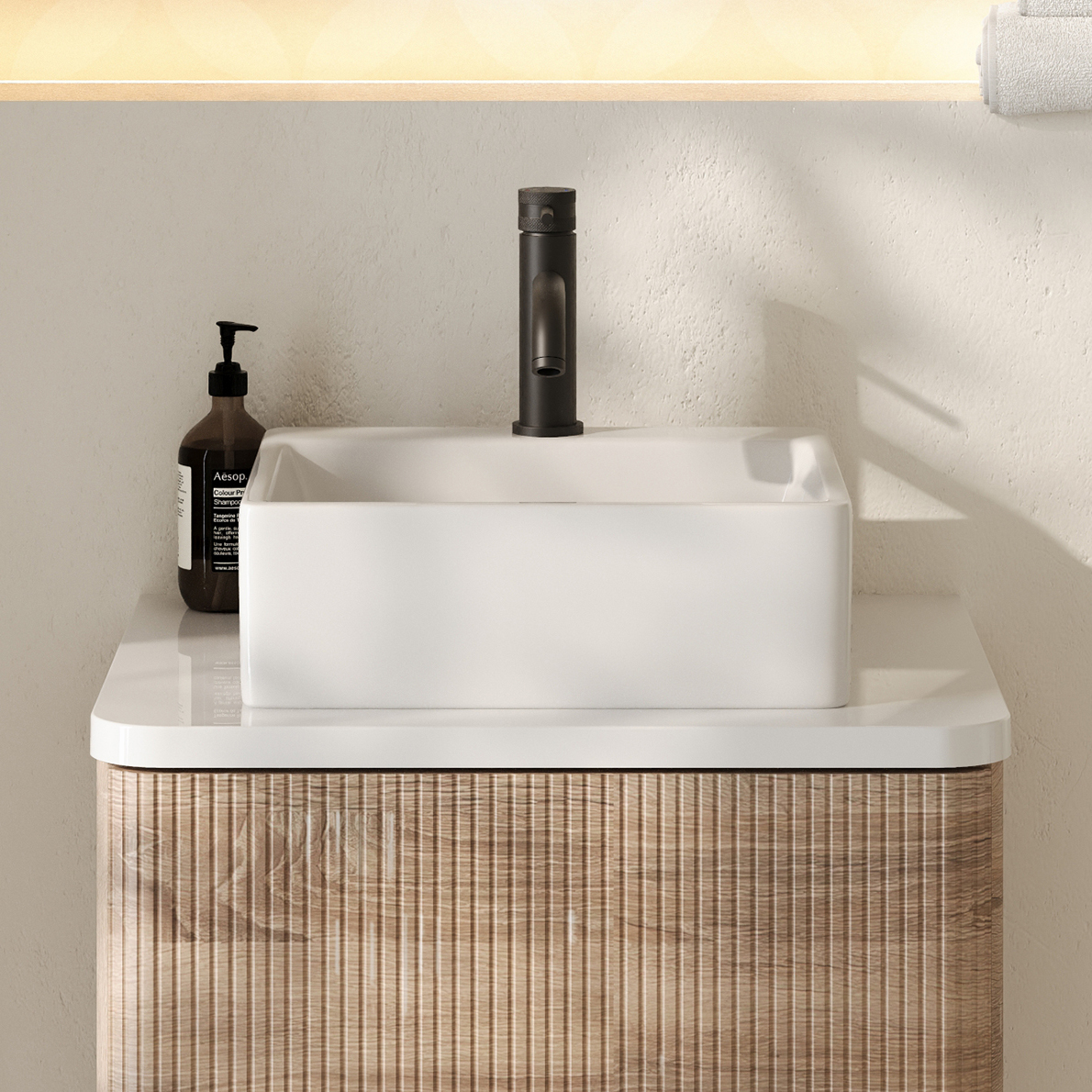 Alana 335mm Rectangular Countertop Basin