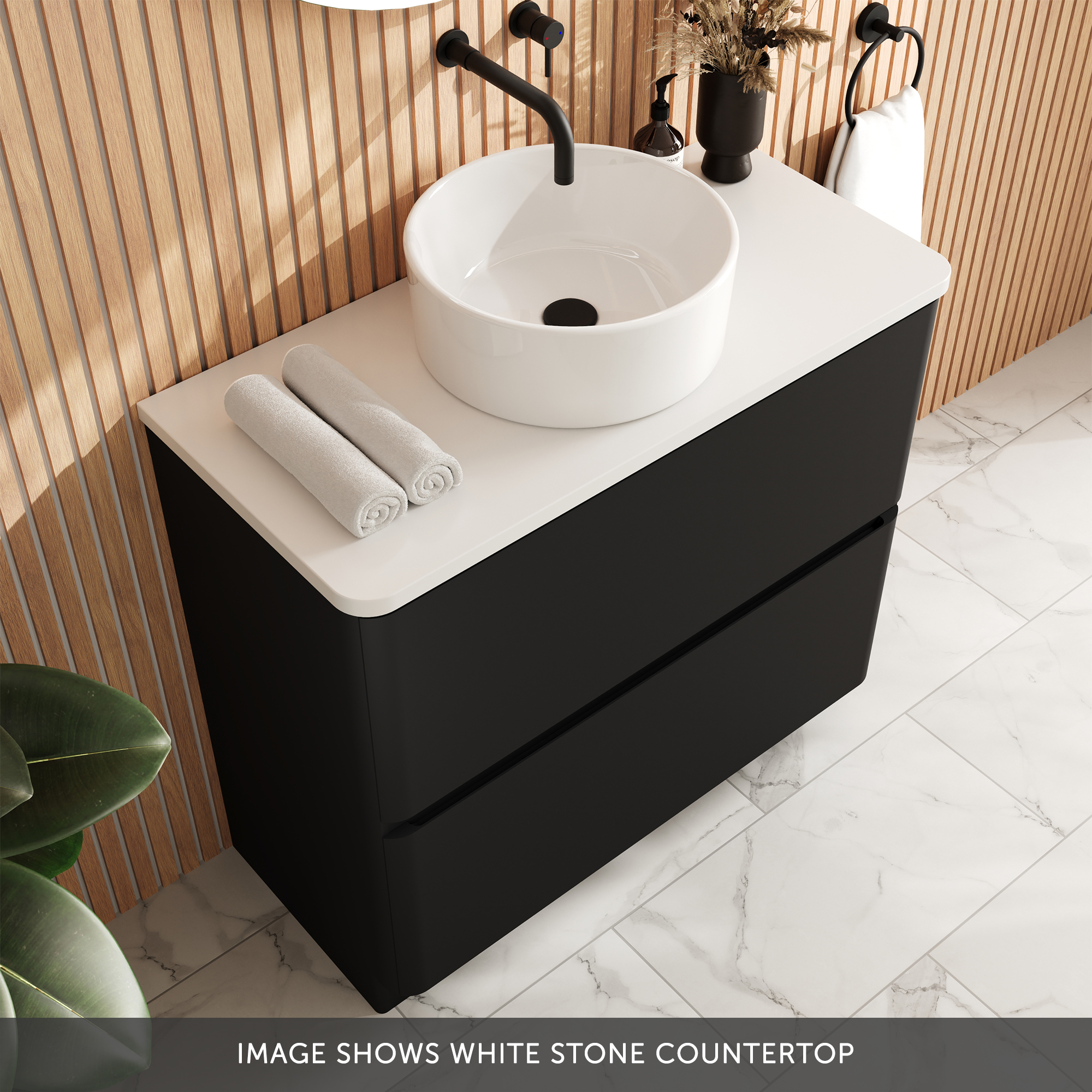 Drench Origin 900mm Floorstanding Vanity Unit & Countertop