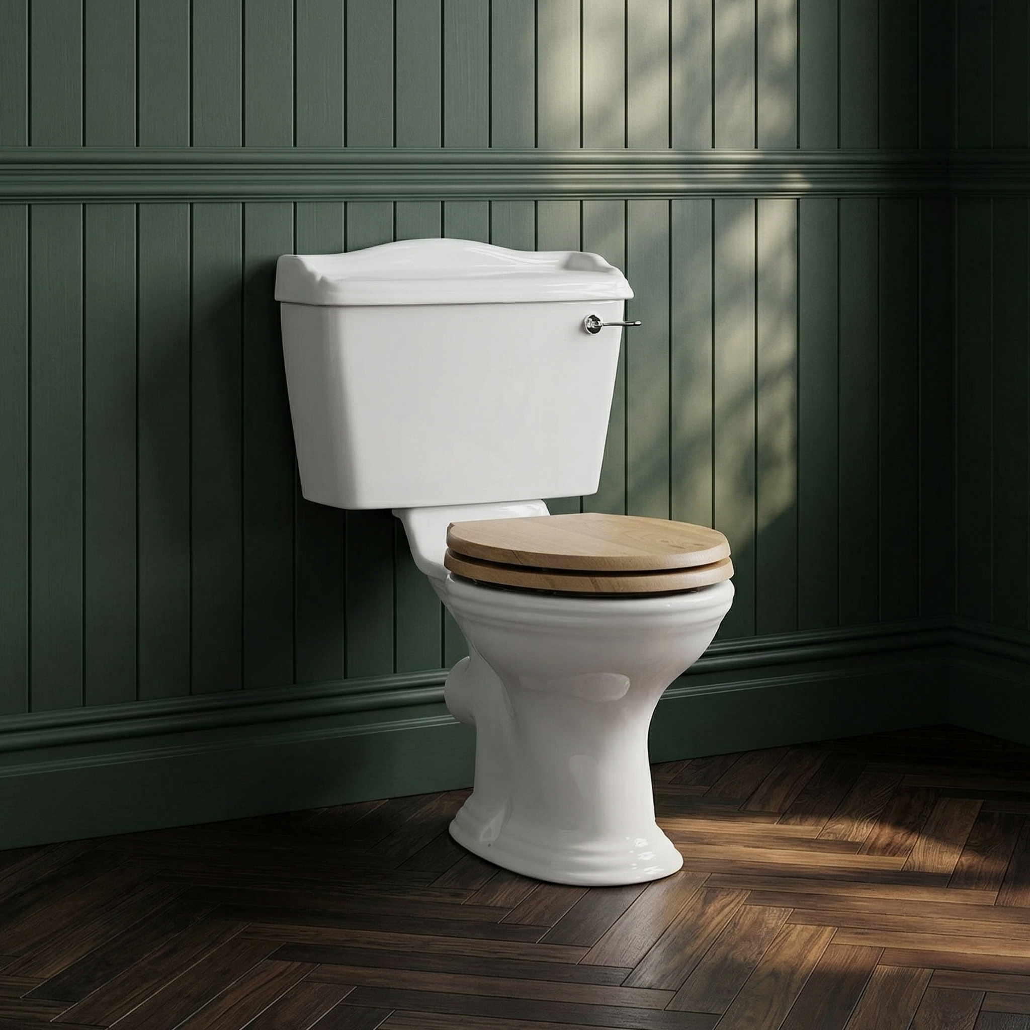 Butler & Rose Benedict Traditional Close Coupled Toilet (Excluding Seat)