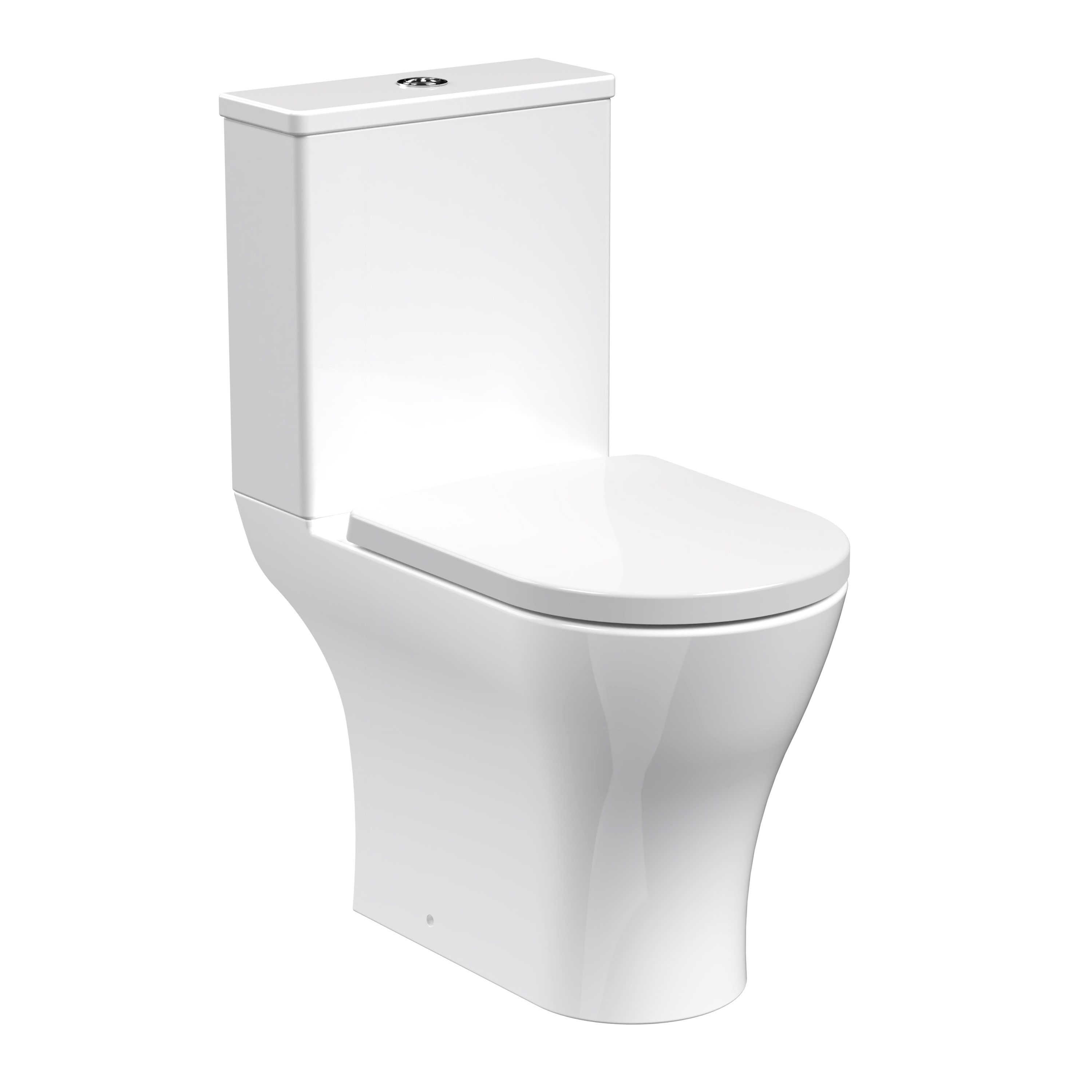 Harbour Acclaim Rimless Close Coupled Toilet & Soft Close Seat