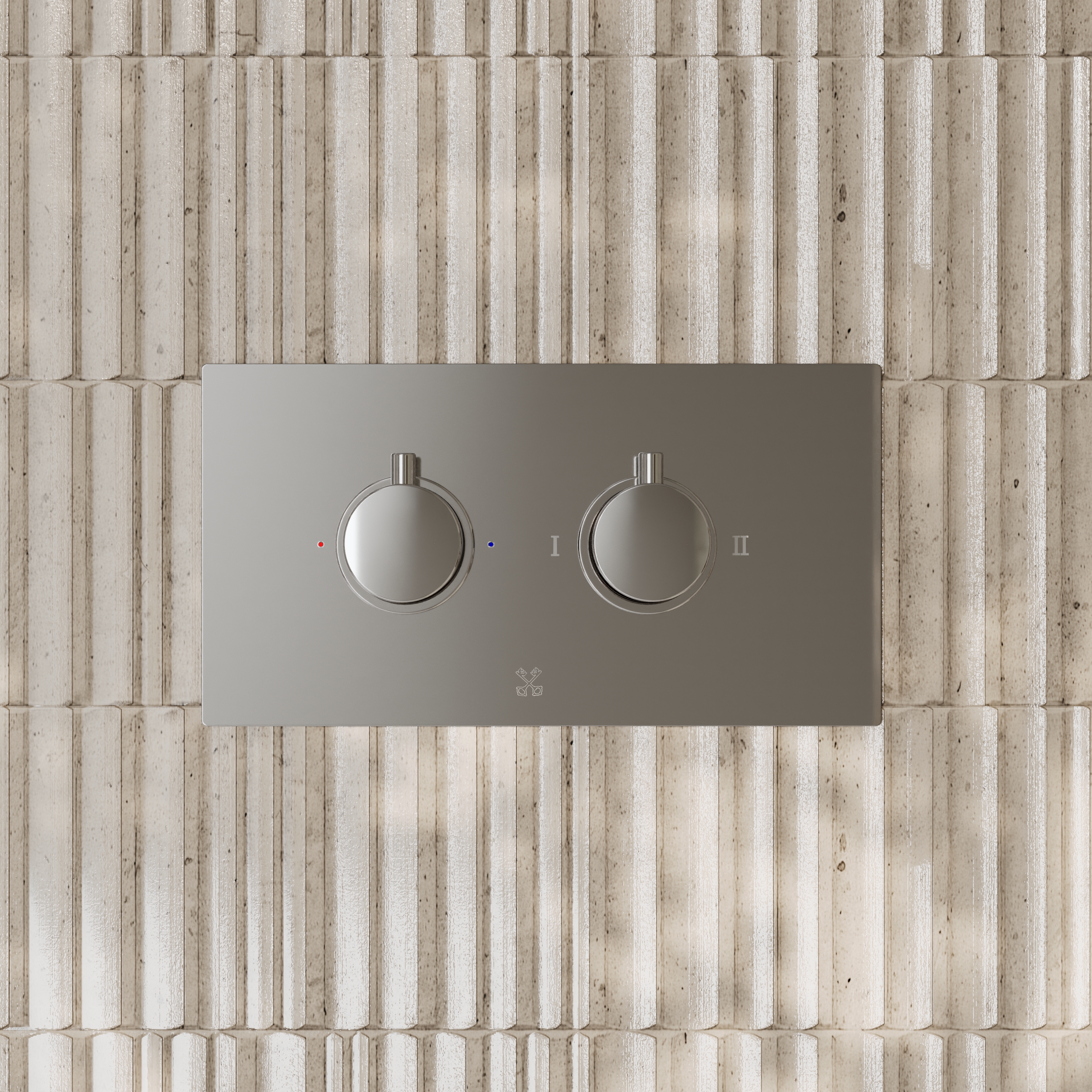 Core 2 Outlet Landscape Thermostatic Concealed Shower Valve