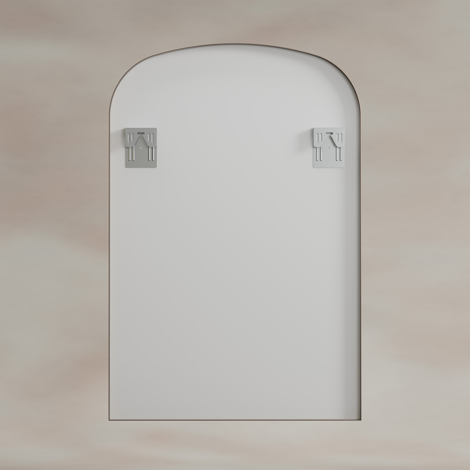 Origins Living Delphine Overmantle Arched Mirror - 600 x 900mm