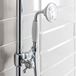 Crosswater Belgravia Multifunction Shower Valve with Slide Rail and Handset and Fixed Shower Head - 8 Inch Nickel Shower Head