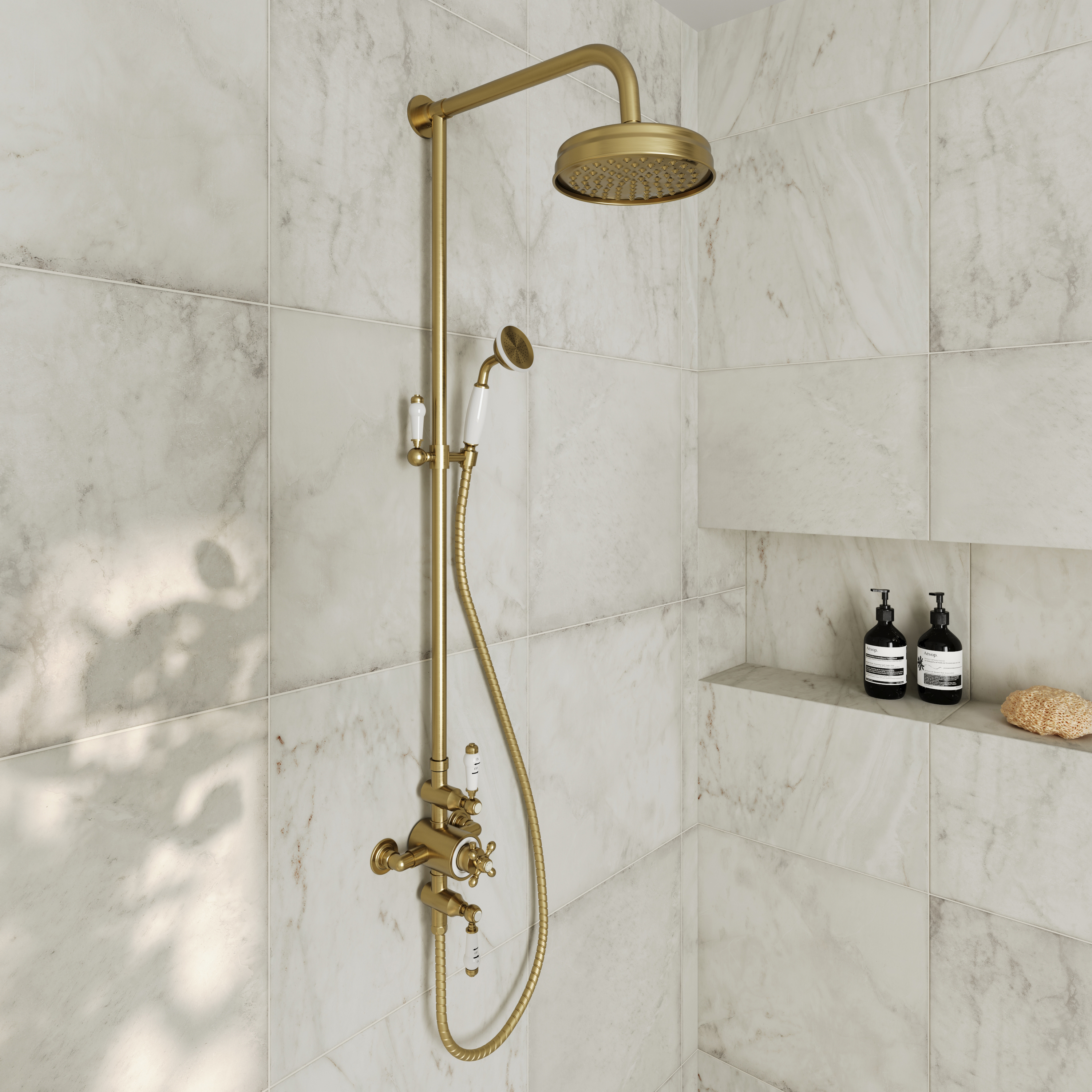 Butler & Rose Eliza Traditional 2 Outlet Exposed Shower Kit