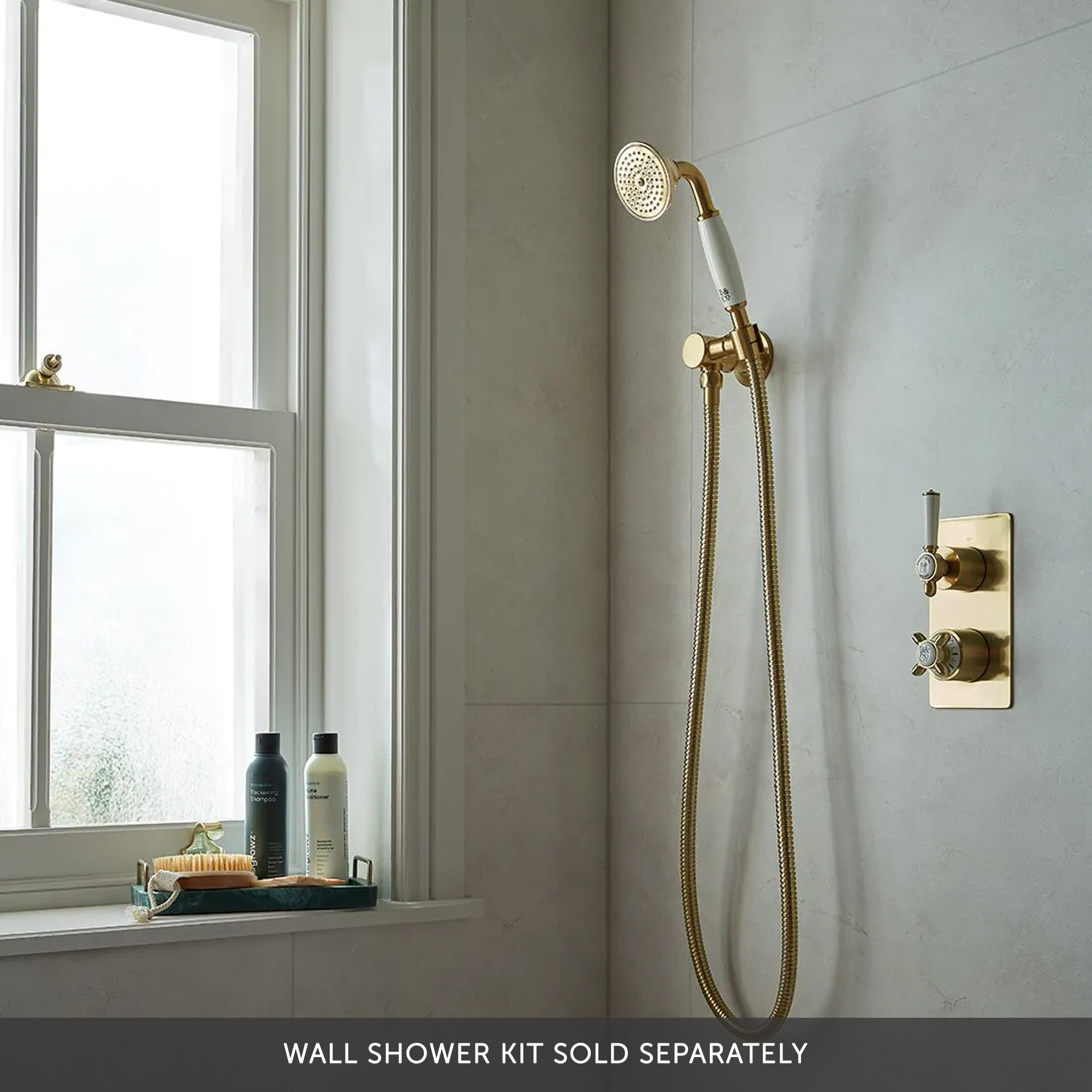 Booth & Co Axbridge Traditional 2 Outlet 2 Handle Concealed Thermostatic Shower Valve
