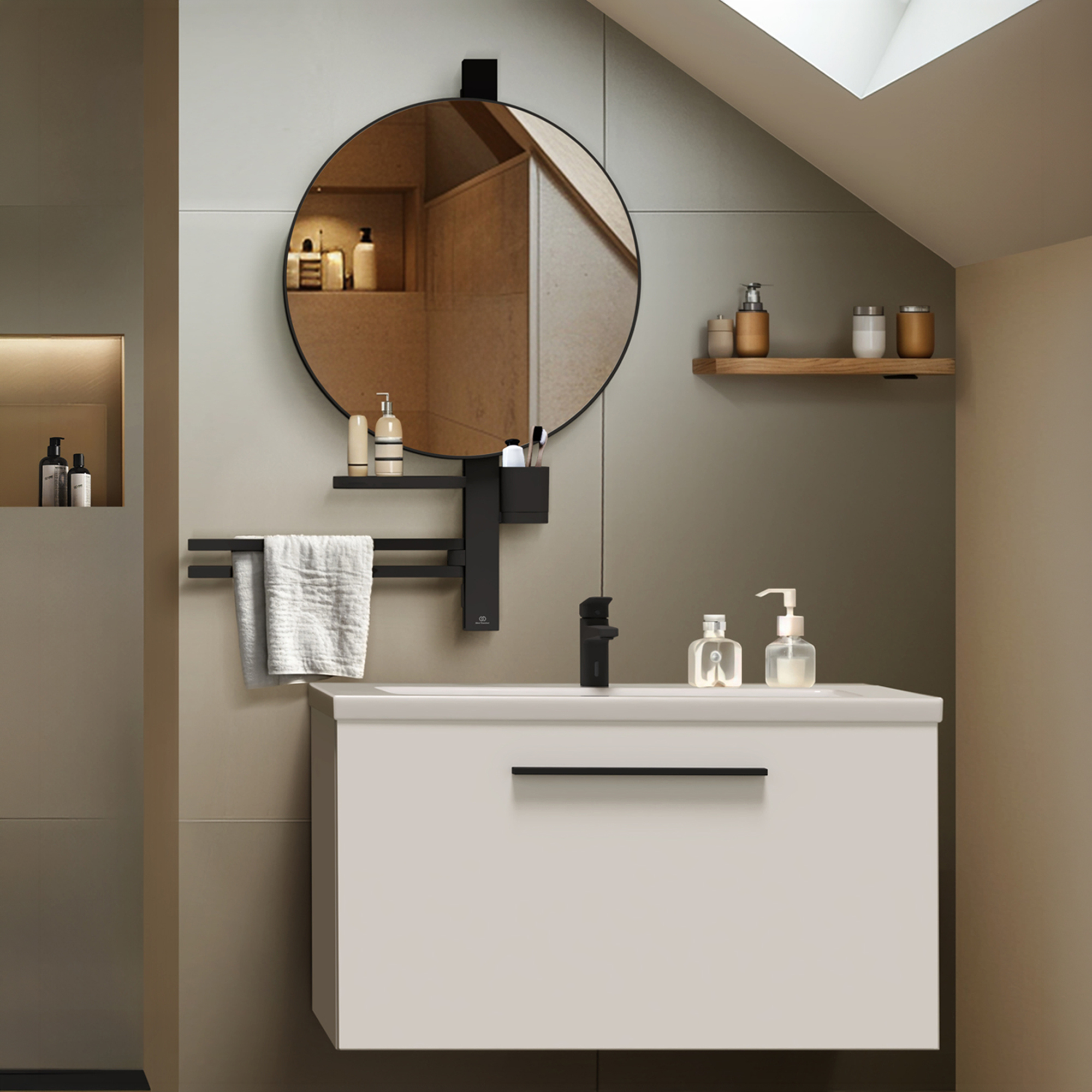 Ideal Standard Alu+ 500mm Mirror & Beauty Bar