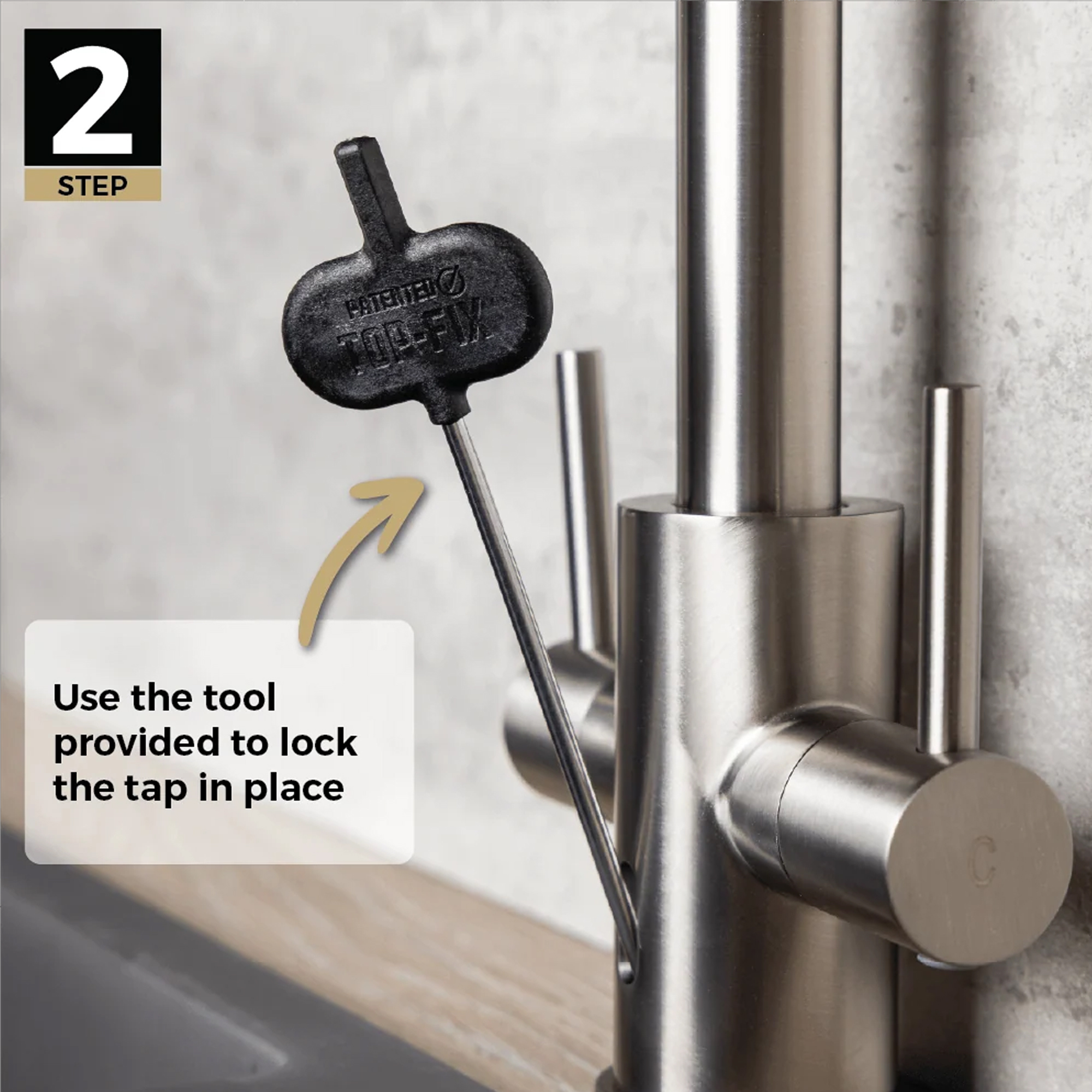 Top-Fix Alto Multiuse Pull Out Mono Kitchen Mixer Tap