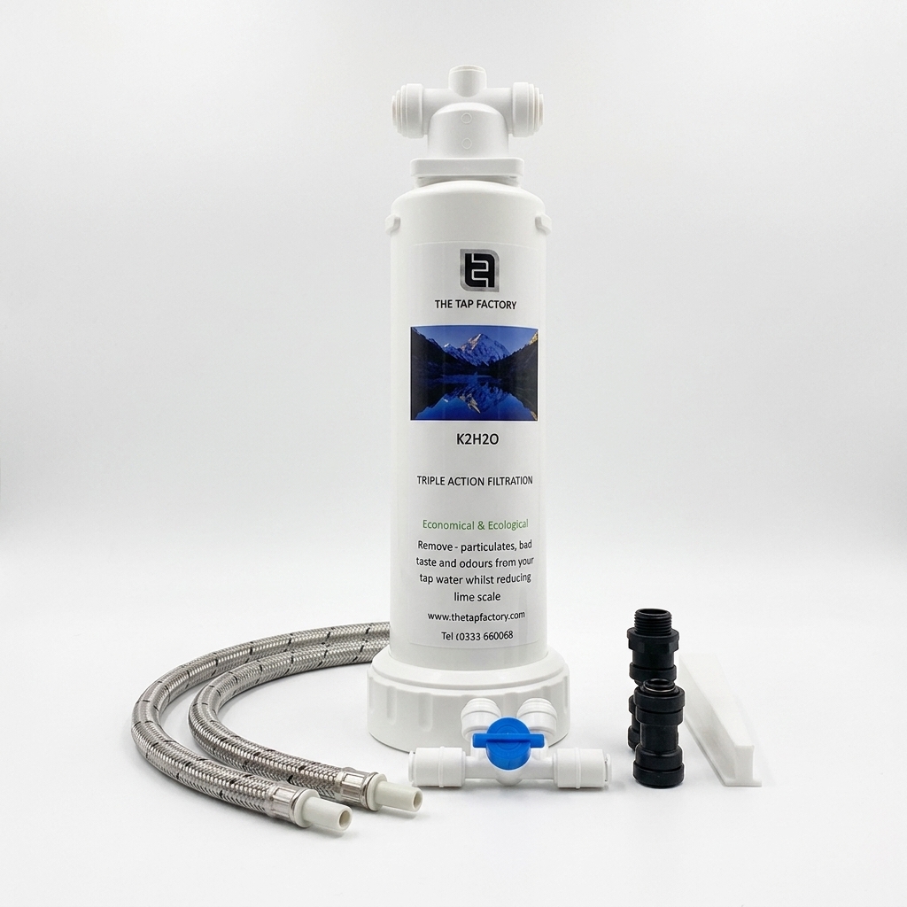 The Tap Factory Vanto Filtered Cold & Instant Boiling Water Tap with WRAS-Approved Boiler & Filter - Matt Black