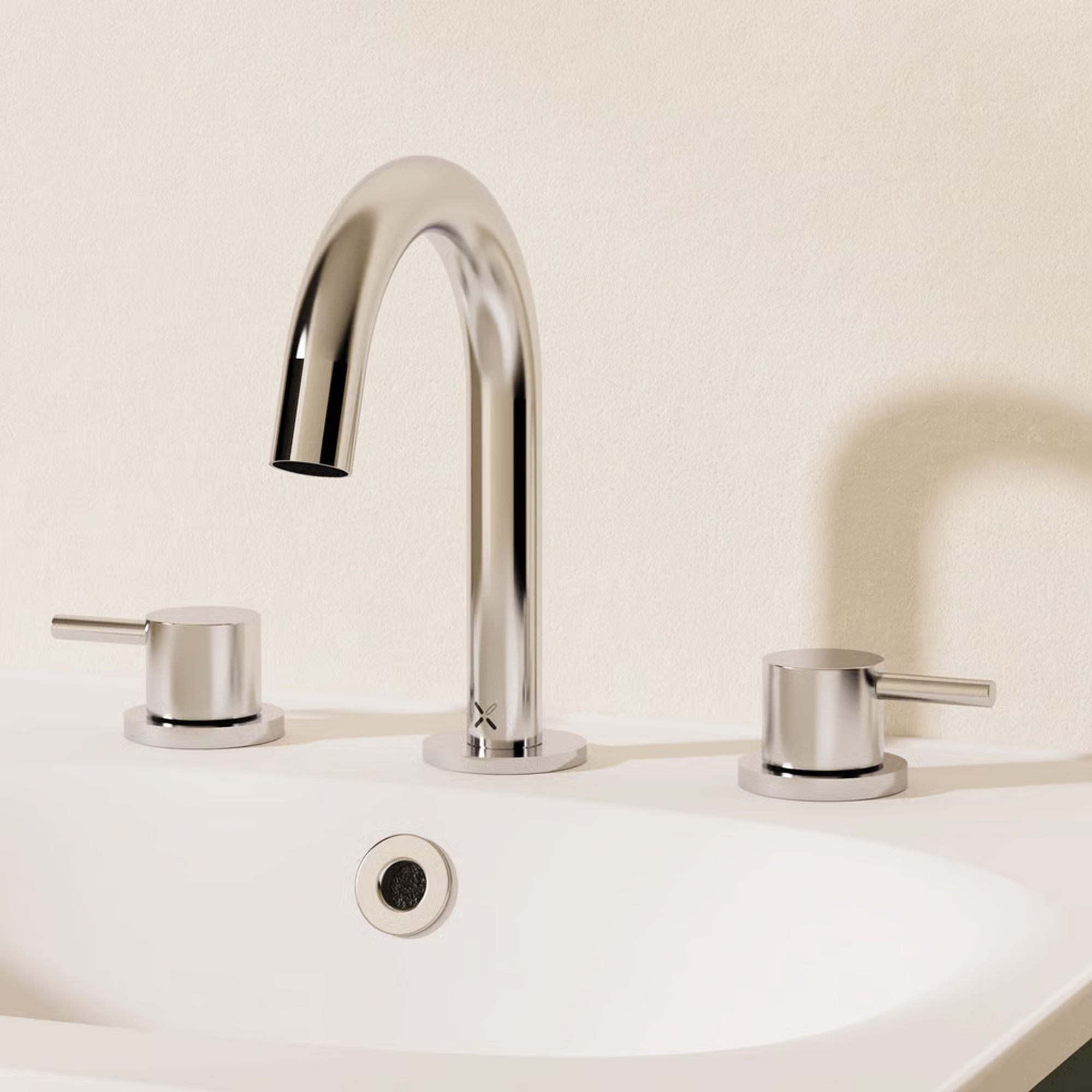 Crosswater MPRO 3 Hole Basin Mixer Tap