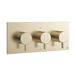 Crosswater MPRO 2 Outlet Concealed Thermostatic Shower Valve (3 Handles)