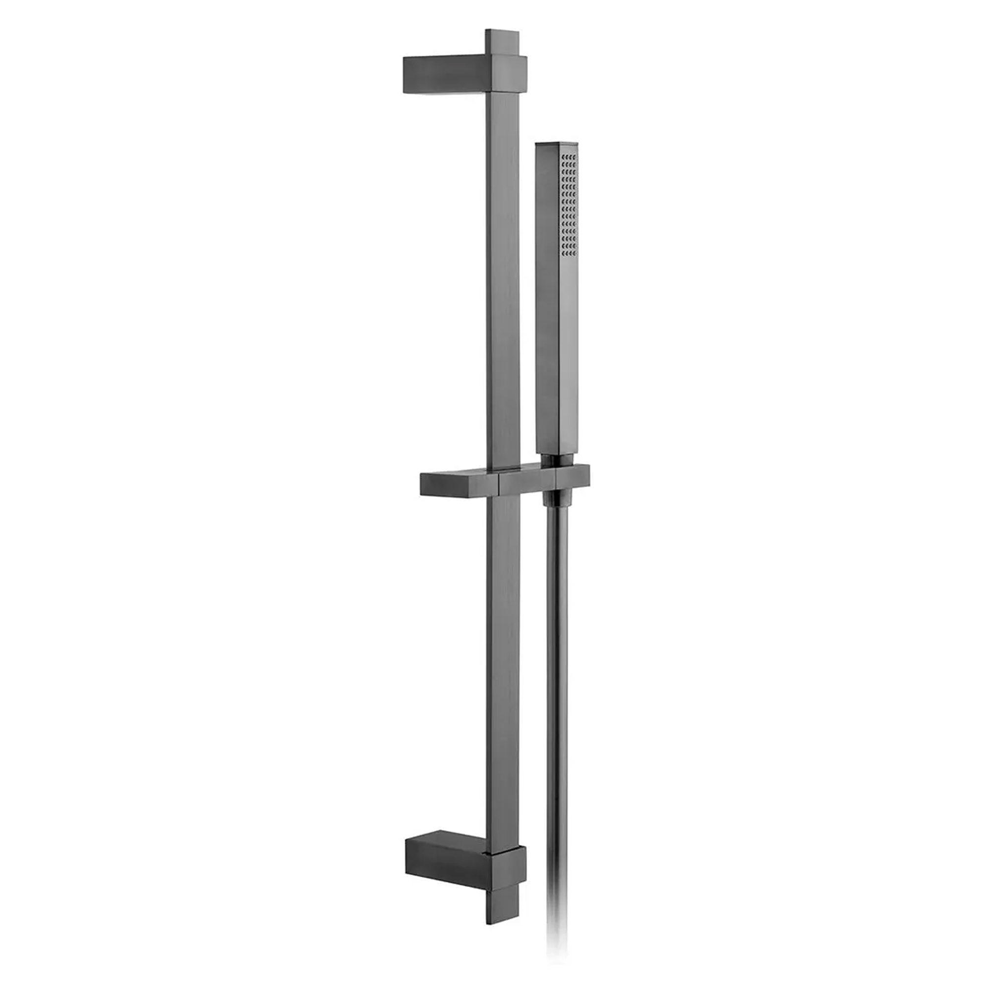 Vado Individual Square Slide Rail Shower Kit with Handset & Hose