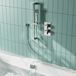 Barnaby Concealed Shower Valve, Slide Rail Kit & Overflow Bath Filler
