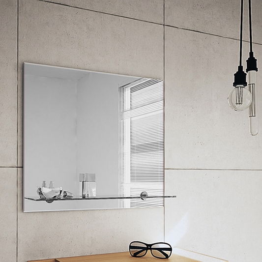 Straight Edge Bathroom Mirror, What Thickness Mirror For Bathroom