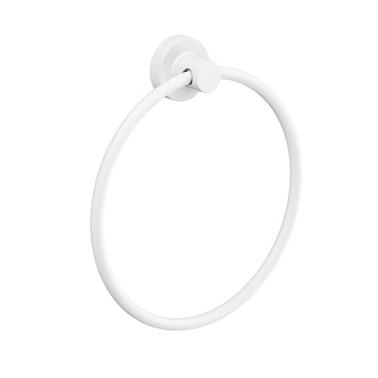 Sonia Tecno Project White Towel Ring Small - White