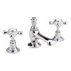 Hudson Reed Topaz 3 Hole Basin Mixer with Pop-Up Waste
