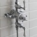 Crosswater Belgravia Multifunction Shower Valve with Handset and Bracket and Fixed Shower Head  - 8 Inch Nickel Shower Head
