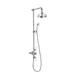 Crosswater Belgravia Multifunction Shower Valve with Slide Rail and Handset and Fixed Shower Head - 8 Inch Shower Head