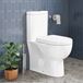 Harbour Serenity Rimless Close Coupled Closed Back Toilet with Soft Close Seat - 605mm Projection
