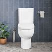 Harbour Serenity Rimless Close Coupled Closed Back Toilet with Soft Close Seat - 615mm Projection