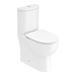 Harbour Serenity Rimless Close Coupled Closed Back Toilet with Soft Close Seat - 605mm Projection