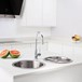 Caple Form 1 Bowl Inset or Undermount Satin Stainless Steel Sink & Waste Kit - 450 x 450mm