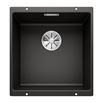 Blanco Subline 400-U Compact 1 Bowl Undermount Black Silgranit Composite Kitchen Sink & Waste - 430 x 460mm