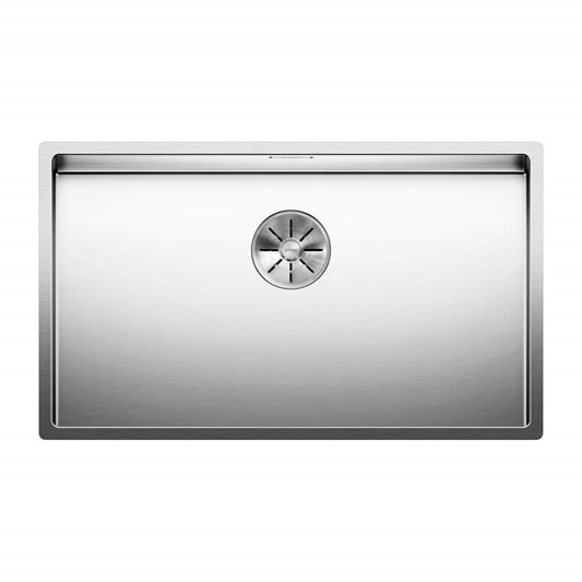 Blanco Claron Extra Large 1 Bowl Satin Polish Stainless Steel Kitchen Sink & Waste - 740 x 440mm