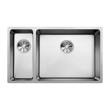 Blanco Andano 1.5 Bowl Undermount Satin Polish Stainless Steel Kitchen Sink & Waste - 745 x 440mm