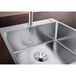 Blanco Andano 1 Bowl Inset Satin Polish Stainless Steel Kitchen Sink & Waste - 540 x 500mm