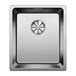 Blanco Andano Compact 1 Bowl Undermount Satin Polish Stainless Steel Kitchen Sink & Waste - 380 x 440mm
