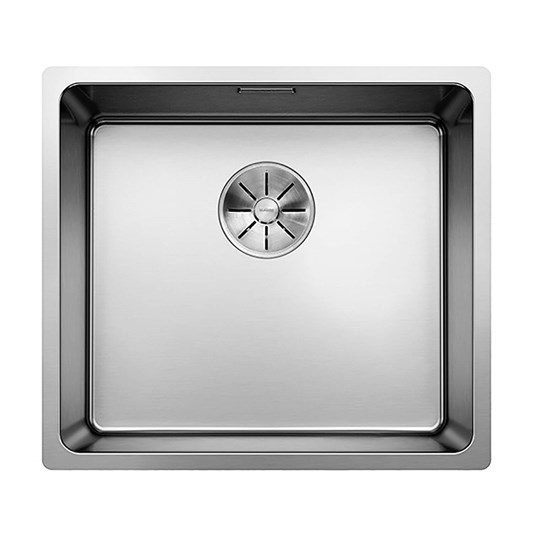 Blanco Andano 1 Bowl Undermount Satin Polish Stainless Steel Kitchen Sink & Waste - 440 x 440mm