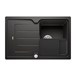 Blanco Classic Neo 45 S Compact 1 Bowl Black Silgranit Composite Kitchen Sink & Waste with Reversible Drainer - 780 x 510mm