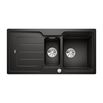 Blanco Classic Neo 6 S 1.5 Bowl Black Silgranit Composite Kitchen Sink & Waste with Reversible Drainer - 1000 x 510mm