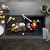 Blanco Classic Neo XL 6 S 1 Bowl Black Silgranit Composite Kitchen Sink & Waste with Reversible Drainer - 1000 x 510mm
