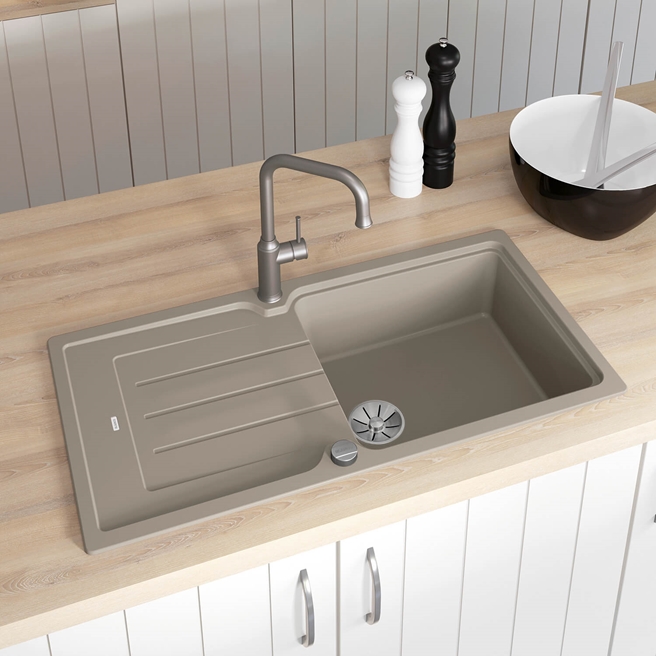 Blanco Classic Neo XL 6 S 1 Bowl Silgranit Composite Kitchen Sink & Waste with Reversible Drainer - 1000 x 510mm