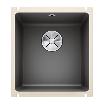 Blanco Subline Compact 1 Bowl Undermount Ceramic Kitchen Sink & Waste - 414 x 456mm