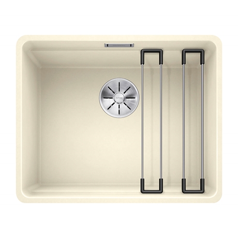 Blanco Etagon 500-U Large 1 Bowl Silgranit Composite Undermount Kitchen Sink & Waste - 530 x 460mm