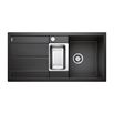 Blanco Metra 6 S 1.5 Bowl Inset or Undermount Anthracite Silgranit Composite Kitchen Sink & Waste with Reversible Drainer - 1000 x 500mm