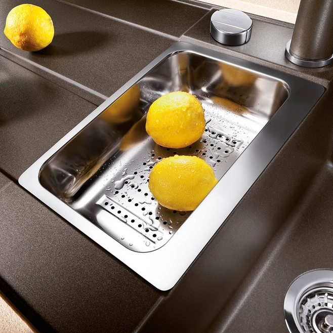 Blanco Metra 6 S 1.5 Bowl Inset Silgranit Composite Kitchen Sink & Waste with Reversible Drainer - 1000 x 500mm