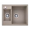 Blanco Metra 6 1.5 Bowl Inset or Undermount Tartufo Silgranit Composite Kitchen Sink & Waste - 615 x 500mm
