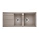 Blanco Metra 8 S 1.5 Bowl Inset or Undermount Tartufo Silgranit Composite Kitchen Sink & Waste with Reversible Drainer - 1160 x 500mm