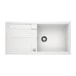 Blanco Metra XL 6 S 1 Bowl Inset or Undermount White Silgranit Composite Kitchen Sink & Waste with Reversible Drainer - 1000 x 500mm