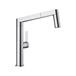 Blanco Panera-S Eco Cold Start Single Lever Brushed Stainless Steel Pull Out Mono Kitchen Mixer Spray Tap